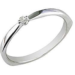   10ct TDW Diamond Solitaire Promise Ring (K, I2 I3)  