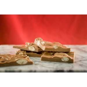Milk Chocolate Almond Bark Gift Tin  Grocery & Gourmet 