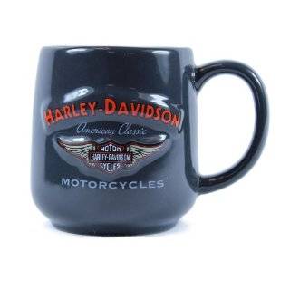 Harley Davidson Ceramic Mug Shot Set 
