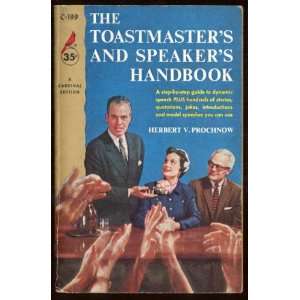  The Toastmasters And Speakers Handbook Herbert V 
