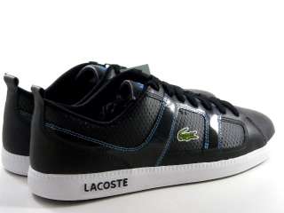 New Lacoste Observe Black Patent LE Tennis Men Shoes  