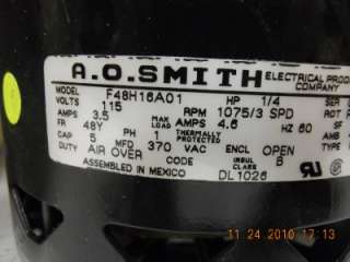 SMITH DL1026 BLOWER MOTOR 1/4HP  