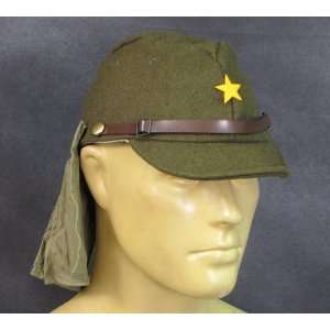 Japanese WWII Army EM/NCO Field Hat with Neck Flaps  Size 