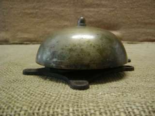 Vintage Brass Boxing Bell  Antique Sports Old Iron  