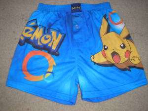 New Pair Pokemon Boxer Shorts Underwear Size 4   5  