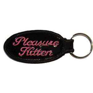  Pleasure Kitten Embroidered Keyfob Keychain KF 0129 Toys & Games