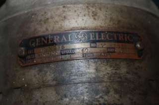 Antique GE General Electric Stand Fan 4 blade 19 across  