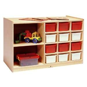  Steffy Wood Toddler Double Sided Storage Cubby