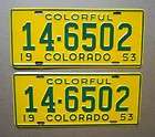   White Mountain License Plates Car Tags Stickered BULK LOT  