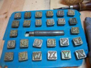 Vintage Leather Carving Tools Leathercraft Huge Lot Craftool Marijuana 