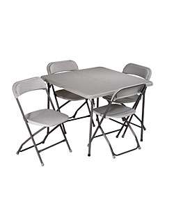 Office Star 5 piece Folding Table and Chair Set  