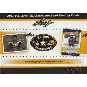  2011 Leaf U.S. ARMY All American Bowl Football Hobby Box 