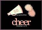 CHEER MAGNETS SET OF 3 EMBELLISH YOUR STORY by ROEDA™