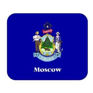  US State Flag   Moscow, Maine (ME) Mouse Pad Everything 