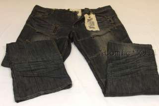Mens FUSAI F.U.S.A.I. Jeans Vintage Fade Cyber Armor 42x34  