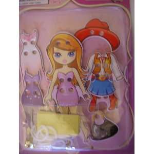  Dress up Wooden Doll Kit ~ 44 pcs ~ Blue Eyed Doll Toys & Games