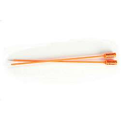 Widget Knit Lite Orange 9 inch Knitting Needles  