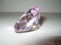 Pink Love Crystal Diamond Feng Shui Jewel Paperweight  