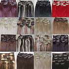   One 15 26 Human Hair Clips In Extensions More Colors Style 70g 100g