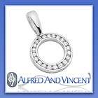 75CT Womens Diamond Circle of Love Pendant Necklace