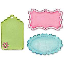 Sizzix Sizzlits Frames and Tag Die Set (Pack of 3)  