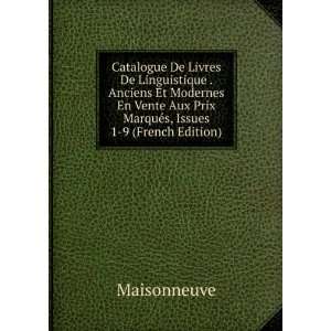  Catalogue De Livres De Linguistique . Anciens Et Modernes 