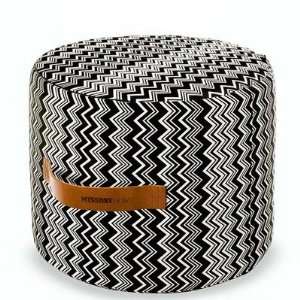  Tobago Cylindrical Pouf 2 12 x 16 Fabric T20