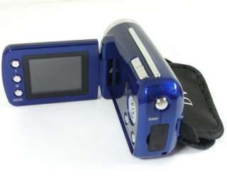   Digital Video Camera Camcorder 12MP 4xZoom 1.8 Blue 