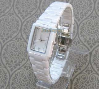   proof White Ceramic Sapphire Crystal Ladies Quartz Watch Fashion Gift