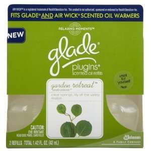  Glade Relaxing Moments Scented Oil Refills Garden Retreat 