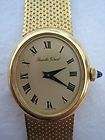 nos bueche girod 18k solid gold new vintage swiss watch