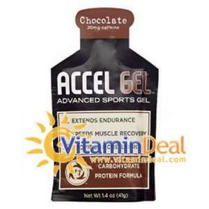 Accel Gel Chocolate w/ Caffeine 24 pckts
