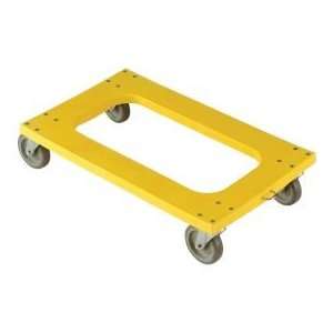  Plastic Dolly With Flush Deck 4 Casters 1000 Lb. Capacity 