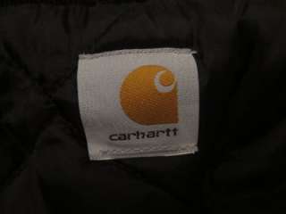 Carhartt Mens Navy Blue Thick 4 Pocket Barn Work Rugged Coat Jacket Sz 