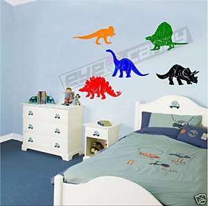 Dinosaurs Wall Stickers Decals Removable Wall Art Decor  