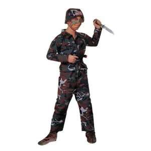    US Army Marine Childs Fancy Dress Costume   L 146cms Toys & Games