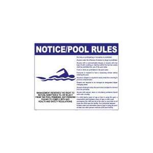  Washington Pool Rules Sign 3040Wa3024E