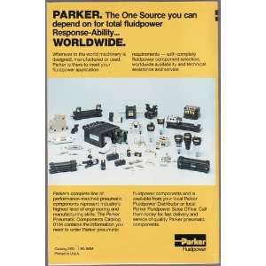  Parker Fluidpower Hydraulic Components and Total Systems 