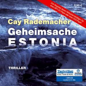   Geheimsache Estonia, 1  CD (9783866678965) Cay Rademacher Books