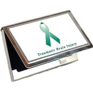  Traumatic Brain Injury Awareness Ribbon Business Card 