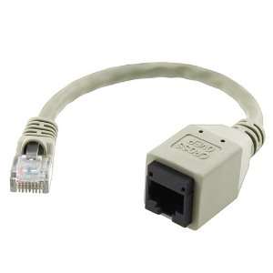    CAT5E 8P8C M / F Crossover Adapter, 8IN [30X5 X01 MF] Electronics