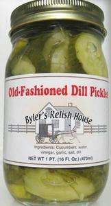   House Homemade Amish Country Old Fashioned Dill Pickles 16 oz.  