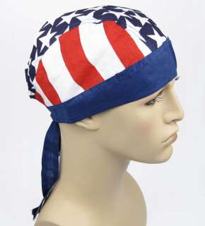 USA American America Flag BIKER head wrap Bandana  