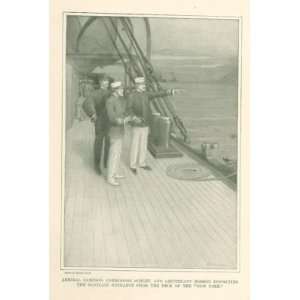  1898 Sinking of Merrimac Spanish War Richmond P Hobson 