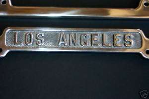 1929 1939 CALIFORNIA License Plate Frame LOS ANGELES LA  