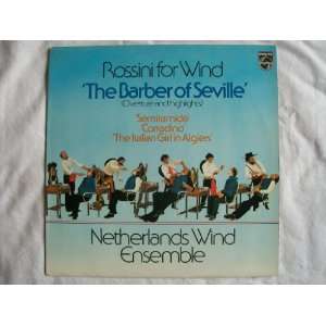   Rossini Barber of Seville etc LP Netherlands Wind Ensemble Music