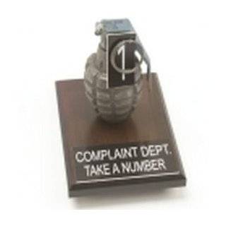 Complaint Department Grenade Please Take a Number PINEAPPLE DESK 