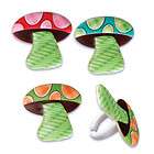   MUSHROOMS colorful PARTY favors CAKE POPS whimsy TOAD stool NEW
