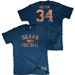  Men`s Chicago Bears Walter Payton #34 Name and Number Tee 