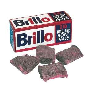   PUR W240000 Steel Brillo Hotel Size Wool Soap Pad 10 Pad (Case of 12